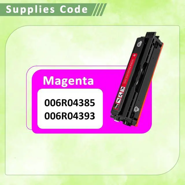 Alt view image 4 of 7 - for Xerox C235 C230 Magenta Toner Cartridge (with Chip),Replacement 006R04393 High-Yield Cartridge Compatible with Xerox C230DNI/C235DNI Color Multifunctional Printer 006R04385 Ink Cartridge (Magenta)