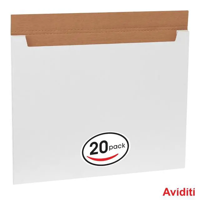 Alt view image 2 of 3 - Mailer Boxes Large 28"L x 22"W x 1/4"H 20-Pack - Corrugated Cardboard Box for Shipping, Moving, Mailing, Packing, Packaging and Storage