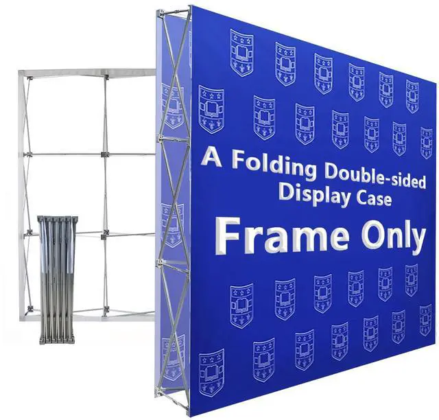 Main image of Portable Collapsible Pop Up Trade Show Display Backdrop Stand | 7.5x10FT(Frame Only) A Folding Tension Fabric Holder For Tradeshow Booth Exhibition Wedding Conference Party Event