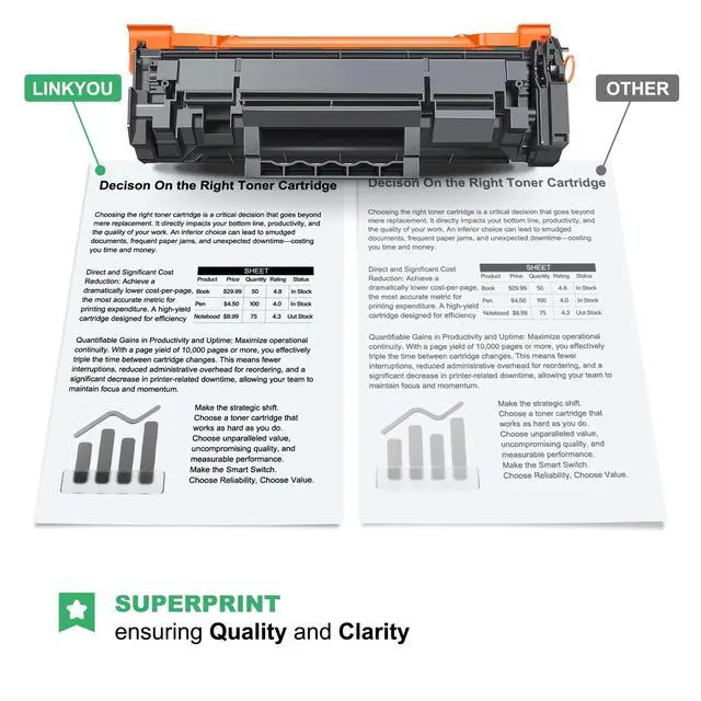 Alt view image 4 of 6 - 071 Toner Cartridge: 2 Pack 071 High Yield Replacement for Canon 071 Black Toner Cartridge CRG071 for ImageCLASS LBP122dw LBP122 LBP120 MF270 Mf272dw Mf273dw Mf275dw Printer