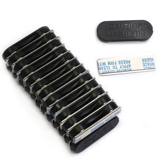 Alt view image 3 of 6 - Name Badge Magnets - 100 Sets of 2MAG-3 Magnetic Name Tag Attachment for Badge Makers or DIY Project Made of Strong Neodymium Magnets BM-2MAG-3