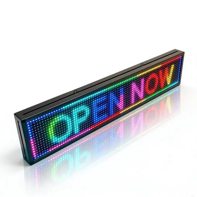 Main image of Programmable LED Sign 39"x8", Outdoor Waterproof Digital Sign with WIFI Control, High Brightness for Business & Store Advertising