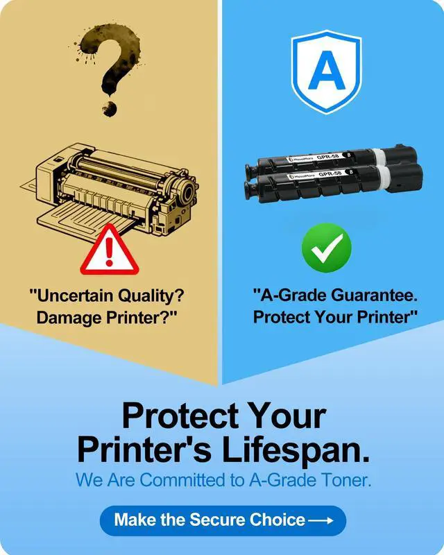 Alt view image 2 of 7 - High Capacity 23000 Pages | GPR-58 GPR58 Toner Cartridge for Canon ImageRunner Advance iR-ADV C256 C256iF C356 C356iF DX C257 C257iF C357 C357iF DX-C359IF DX-C259IF Printers (Black 2-Pack)