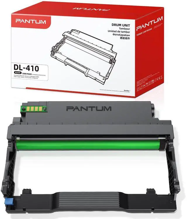 Main image of Toner Cartridge DL-410 Drum Unit Works M7102, M7202, M6802, P3012, P3302, M6702 M7302 Series Monochrome Laser Printer, Yields up to 12,000 Pages