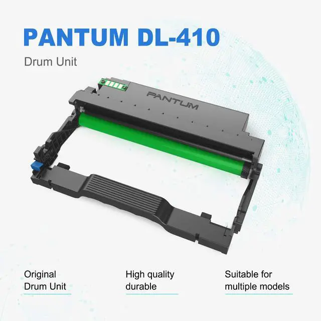 Alt view image 2 of 7 - Toner Cartridge DL-410 Drum Unit Works M7102, M7202, M6802, P3012, P3302, M6702 M7302 Series Monochrome Laser Printer, Yields up to 12,000 Pages