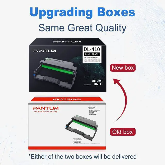 Alt view image 5 of 7 - Toner Cartridge DL-410 Drum Unit Works M7102, M7202, M6802, P3012, P3302, M6702 M7302 Series Monochrome Laser Printer, Yields up to 12,000 Pages