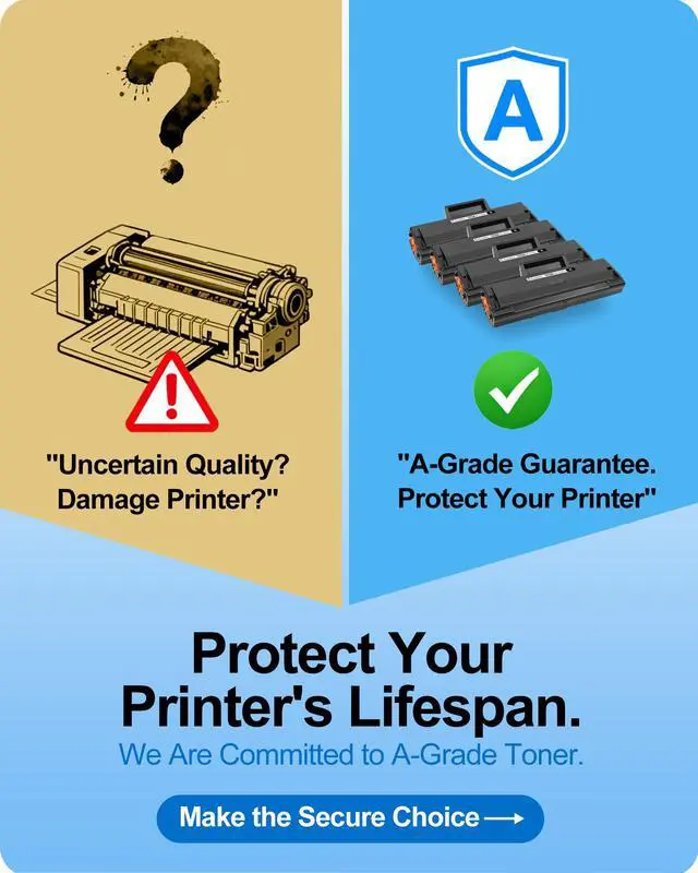Alt view image 2 of 7 - 105A W1105A High Yield Compatible Toner Cartridges Replacement for HP Laser MFP 107a 107w 135a 135w 137fnw Printer (Black, 4-Pack)
