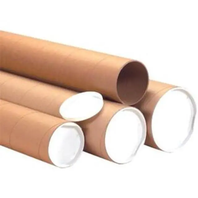 Alt view image 5 of 5 - Mailing Tubes with Caps, 4"L x 30"W, 12-Pack | Cardboard Tube Mailer for Poster Box, Blueprint, Teachers, Artwork, Long Art Holder 4x30