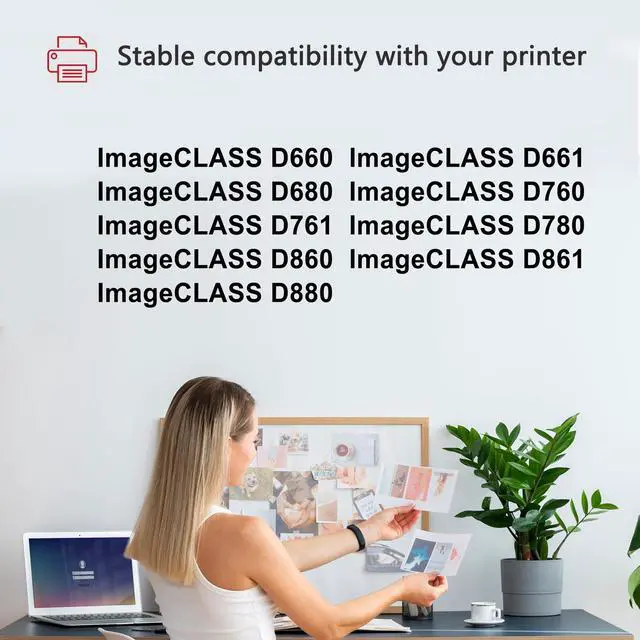Alt view image 2 of 7 - L50 High-Yield Black Toner Cartridge 1-Pack Replacement for Canon L50 Toner Cartridge for ImageClass D660 D661 D680 D760 D761 D780 D860 D861 D880 Printer