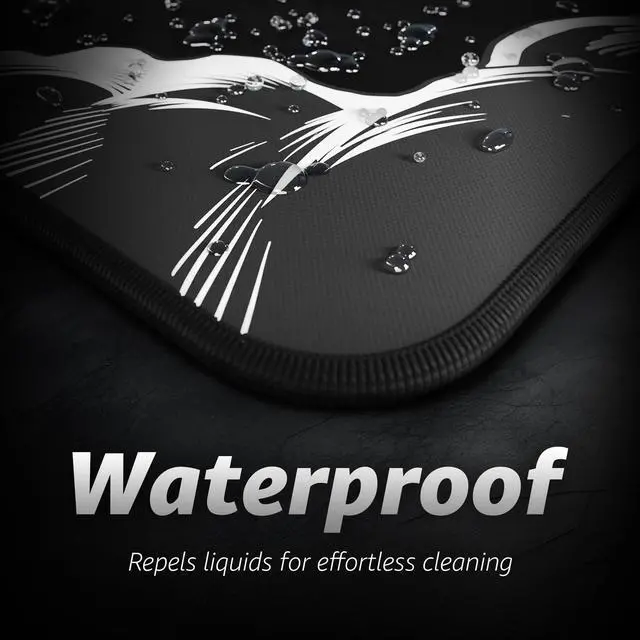 Alt view image 4 of 7 - ® Extended Gaming Mouse Pad | XXXL 45" x 20" | 5mm Thick, Waterproof Surface, Smooth Polyester Fabric, and Natural Rubber Base | Death