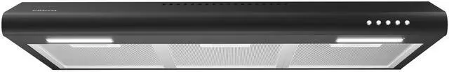 Main image of Black Range Hood 30 inch Under Cabinet Ductless Range Hood Vent for Kitchen with Anti-fingerprint Design, 3 Speed Exhaust Fan