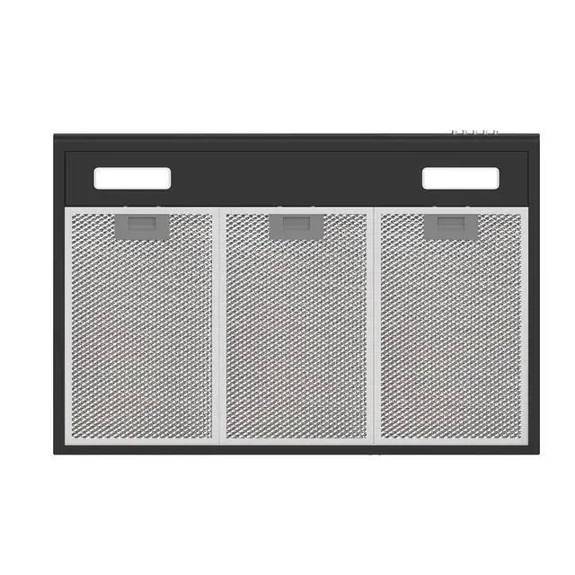 Alt view image 7 of 7 - Black Range Hood 30 inch Under Cabinet Ductless Range Hood Vent for Kitchen with Anti-fingerprint Design, 3 Speed Exhaust Fan