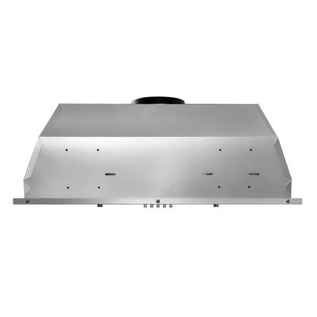 Alt view image 2 of 7 - 30 in. Lumin Collection 380 CFM Ducted Insert Range Hood, LED, Stainless | COS-30IRHP Push Button Controls, 3 Fan Speeds, Permanent Dishwasher-Safe Baffle Filters, Backdraft Damper
