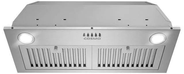 Main image of 30 in. Lumin Collection 380 CFM Ducted Insert Range Hood, LED, Stainless | COS-30IRHP Push Button Controls, 3 Fan Speeds, Permanent Dishwasher-Safe Baffle Filters, Backdraft Damper
