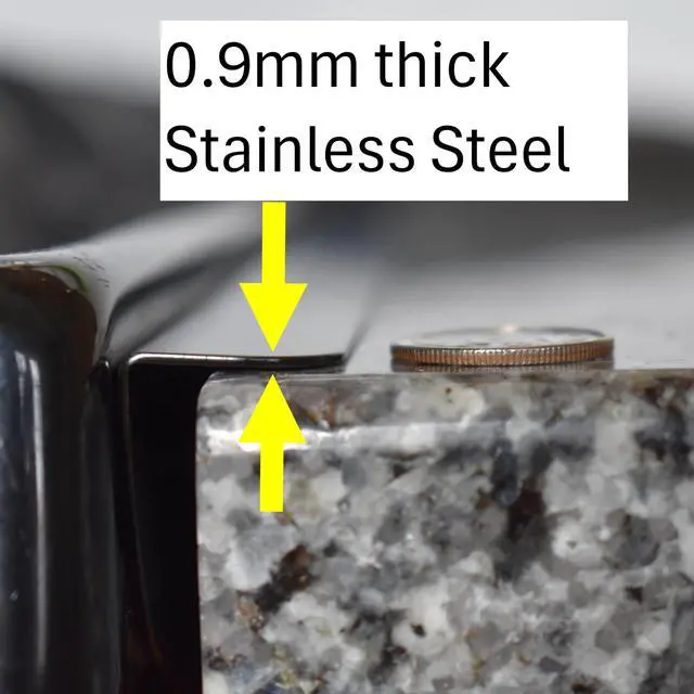 Alt view image 4 of 7 - Stove Gap Covers, 23.4", Black | Stainless Steel