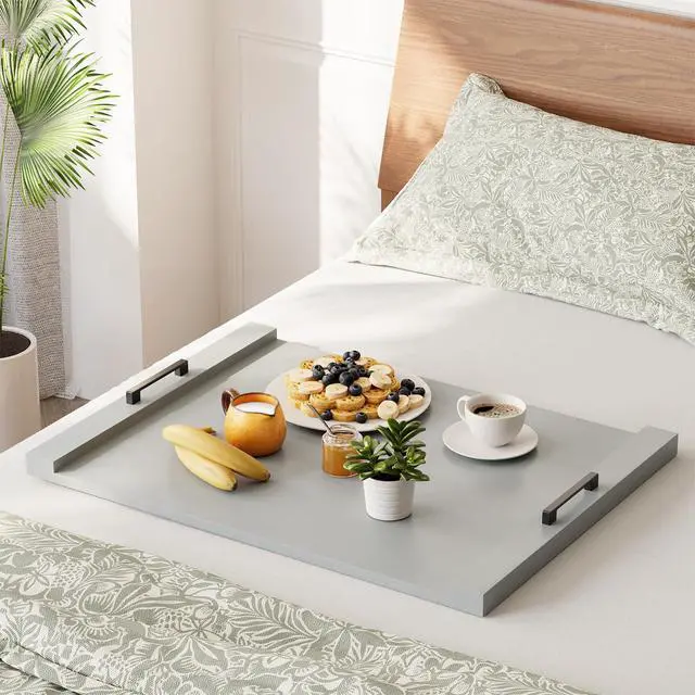 Alt view image 6 of 7 - Noodle Board Stove Kitchen Cover with Handles, Top Covers for Gas Burners and Electric Stove, Oven Decor Accessories Wood Tray for Countertop, Gray Bamboo