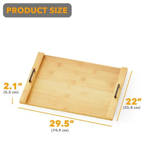 Alt view image 5 of 7 - Noodle Board Stove Kitchen Cover with Handles, Top Covers for Gas Burners and Electric Stove, Oven Decor Accessories Wood Tray for Countertop, Natural Bamboo