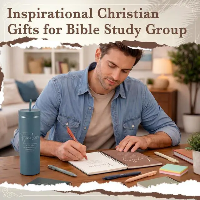 Alt view image 7 of 7 - Christian Gifts Boho Inspirational Bible Verse Notebook Pens,36 Pcs,Faith
