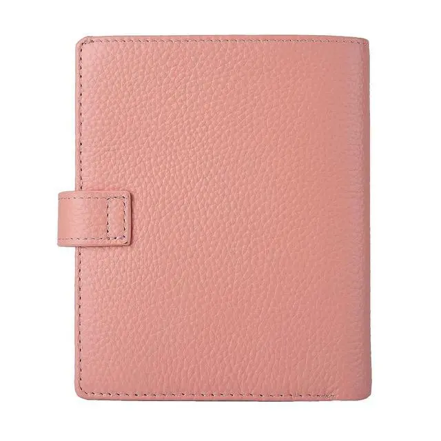 Alt view image 4 of 6 - Budget Binder,Leather Rings Planner, 6-Ring Pocket Organizer Notebook Cover (Lychee-Pink)
