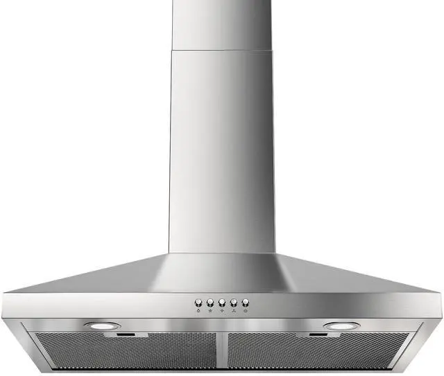 Main image of Range Hood 30inch Wall Mount - Ducted/Ductless Convertible | Stainless Steel Kitchen Vent Hood, Chimney Stove Hood with 3-Speed Exhaust Fan, 2 LED Light, 2 Metal Filter, Polished