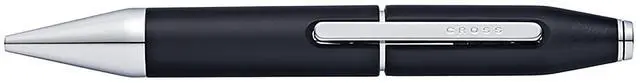 Main image of X Refillable Gel Ink Rollerball Pen, Chrome Appointments, Includes Includes Premium Gift Box - Charcoal Black