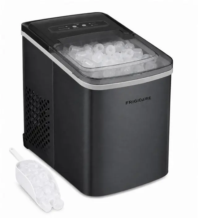 Main image of Countertop Portable, 26 lb per Day Bullet Ice Maker Machine (Black Stainless Steel)