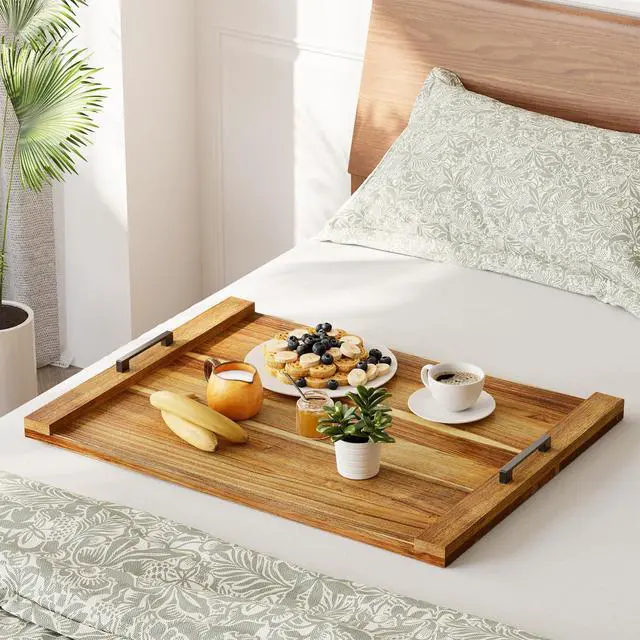 Alt view image 6 of 7 - Noodle Board Stove Kitchen Cover with Handles, Top Covers for Gas Burners and Electric Stove, Oven Decor Accessories Wood Tray for Countertop, Natural Acacia