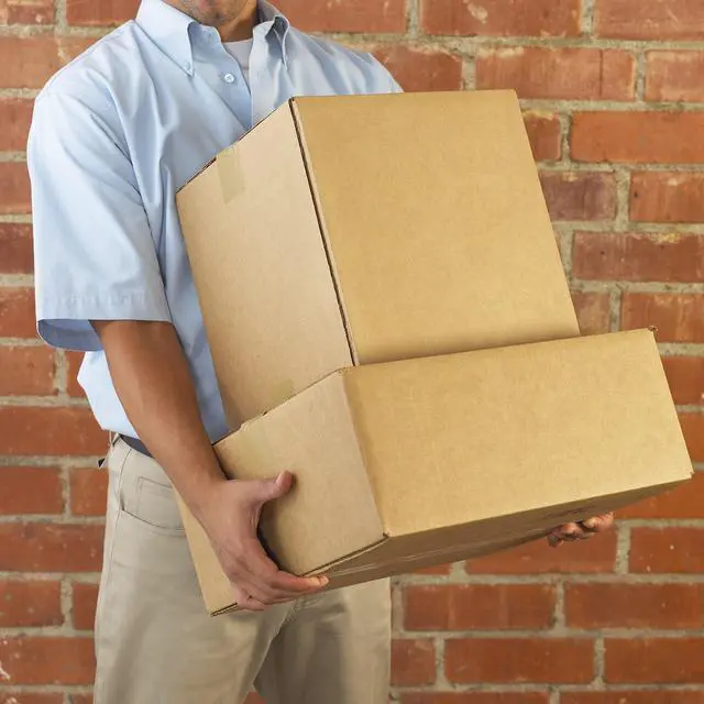 Alt view image 5 of 6 - 18x6x45 Corrugated Cardboard Boxes, 18"L x 6"W x 45"H, Pack of 5 | Shipping, Packaging, Moving, Storage Box for Business, Strong Wholesale Bulk Boxes 18x6x45