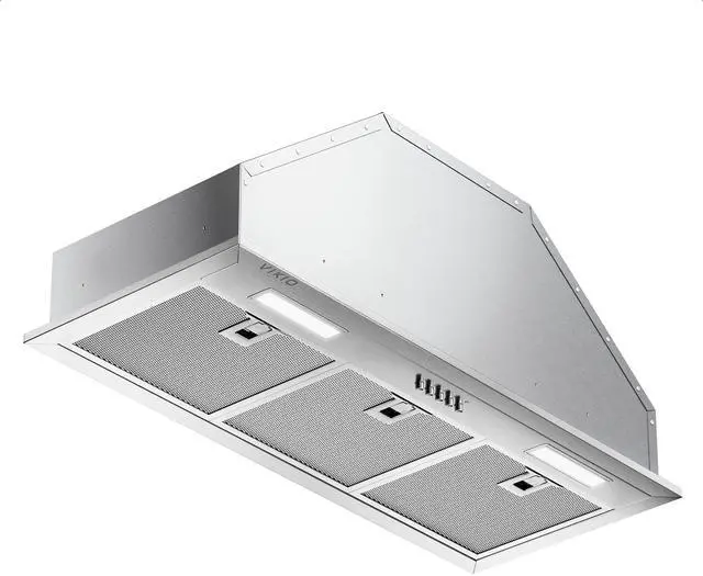 Main image of Range Hood Insert 30 Inch 900 CFM, 5-Layer Aluminum Mesh Filter, Ducted/Ductless Stainless Steel Built Kitchen Vent, 3-Speed Push Button Controls&LED Lights
