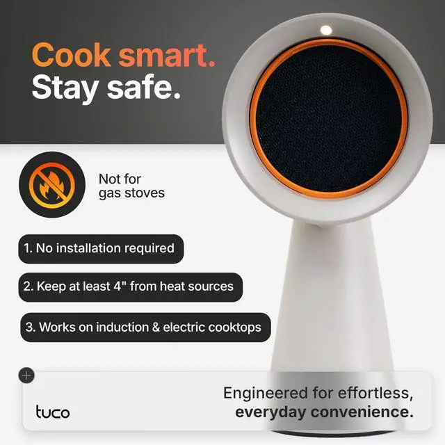 Alt view image 7 of 7 - Portable Range Hood, Countertop Kitchen Exhaust Fan with 3 Speeds, 5-Layer Filter, Powerful Smoke Removal, Low Noise, Oil Cup, Air Purifier for Apartments, Dorms & Indoor BBQ Smokeless Grey