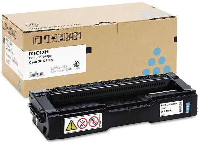 Main image of Cyan Toner Cartridge, 2500 Yield, Type SPC310A (406345)