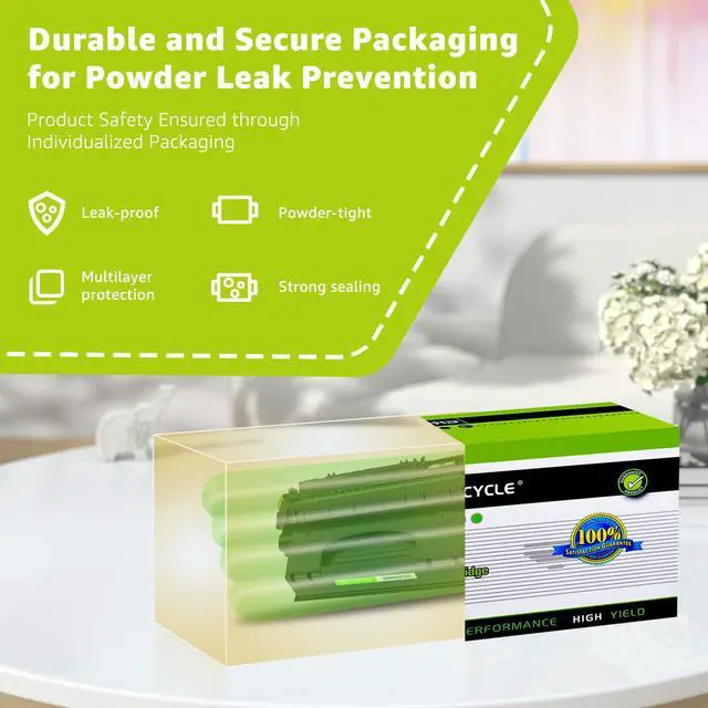 Alt view image 6 of 7 - Q5949X Q7553X 1320 Toner Cartridge Compatible for HP 49X 53X | Q5949X Q7553X Works with Laserjet 1320n 1320nw 3390 3392 M2727nf P2015dn P2015 P2014 P2010 Series Printer (Black,3 Pack)