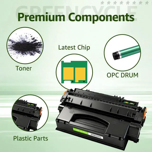 Alt view image 4 of 7 - Q5949X Q7553X 1320 Toner Cartridge Compatible for HP 49X 53X | Q5949X Q7553X Works with Laserjet 1320n 1320nw 3390 3392 M2727nf P2015dn P2015 P2014 P2010 Series Printer (Black,3 Pack)