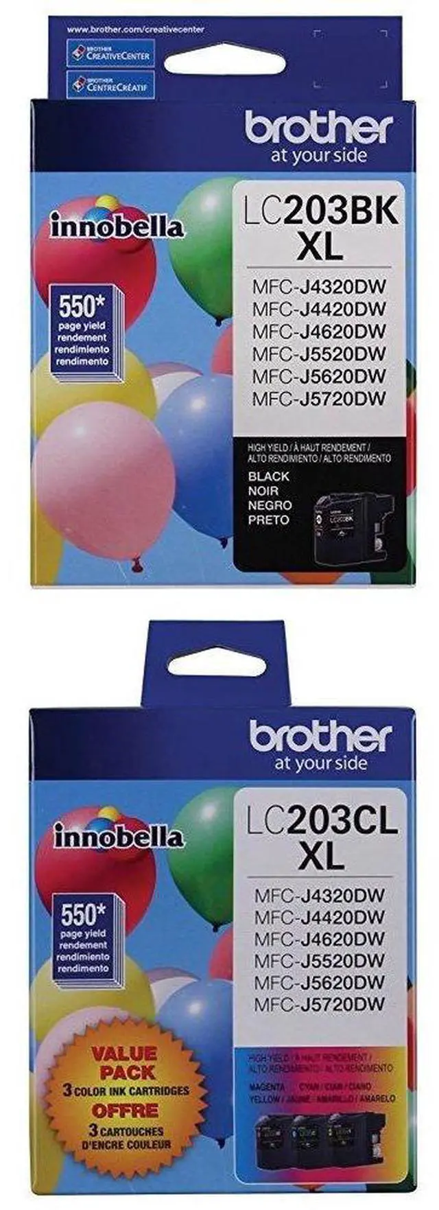 Main image of Ink Cartridge, Black & Cyan/Magenta/Yellow