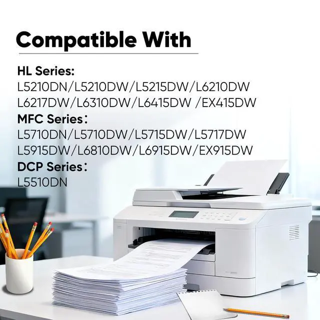 Alt view image 2 of 5 - TN920XL High Yield Toner Cartridge Replacement for Brother TN920 TN920XL 920XL HL-L6210DW MFC-L5915DW MFC-L5710DW HL-L5210DW HL-L6310DW MFC-L6810DW HL-L6210DWT Printer | 4-Pack Black