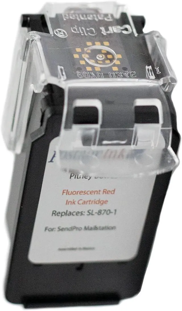 Alt view image 4 of 4 - SL-870-1 Red Ink Cartridge for PB SendPro Mailstation (CSD1) Postage Meters (2-Pack)
