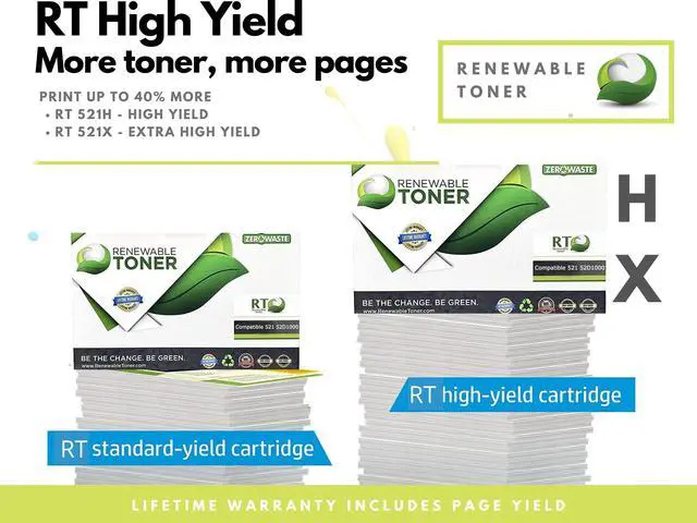 Alt view image 2 of 6 - RT 521H High Yield Remanufactured Toner Replacement for Lexmark 52D1H00 521 | MS810 MS810n MS810dn MS810de MS811 MS811n MS811dn MS811dtn MS812 MS812dn MS812de MS710 MS710n MS711 MS711dn (Pack of 2)
