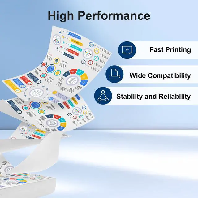 Alt view image 5 of 7 - 92/93 Ink Cartridges Combo Pack Replacement for HP Ink 92 93 C9362WN C9361WN Ink Compatible for HP Photosmart C3180 C3140 C3100 Deskjet 5400 5440 5420 PSC 1510 Printer Ink (3PK, 2-Black 1-Tri-Color)