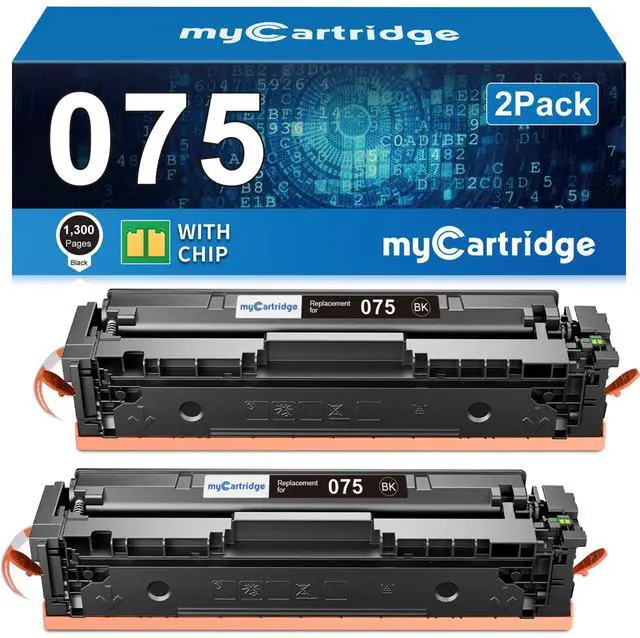 Main image of 075 Black Toner Cartridge Compatible for Canon MF665Cdw LBP646Cdw MF663Cdw | Replacement for Canon 075 075H Black Toner for Color ImageCLASS MF662Cdw LBP647Cdw MF660 LBP640 Laser Printer Ink, 2 Pack