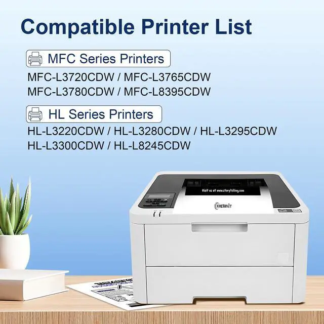 Alt view image 2 of 7 - TN229XL 229XL Toner Cartridges 4 Pack HL-L3220CDW HL-L3280CDW | Compatible for Brother TN229XL TN229 Toner Use for HL-L3220CDW HL-L3280CDW MFC-L3720CDW HL-L3300CDW HL-L3295CDW Printer