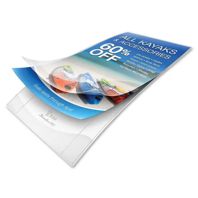 Alt view image 6 of 6 - Laminating Sheets, Thermal Laminating Pouches, Legal Size, 5 Mil, EZUse, 100 Pack (3740473)