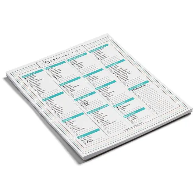 Alt view image 4 of 7 - Starter Pack Black Food Journal + Magnetic Meal Planner + Food Plan Pocket Guide + Grocery List Magnet Pad for Fridge Meal Planning Tools to Track Food, Water, & Weight Loss