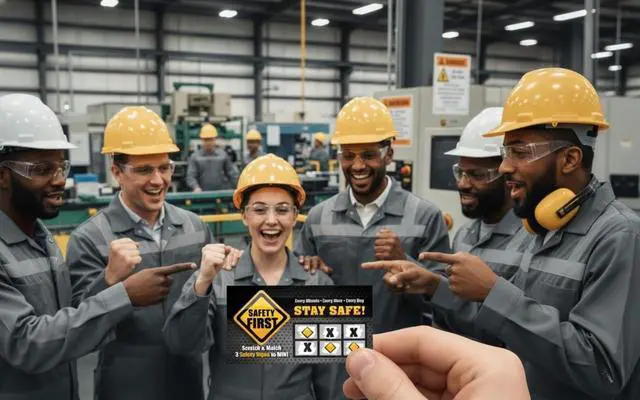 Alt view image 5 of 6 - Safety First Scratch & Win - (100 Cards) - Workplace Safety Scratch Off Game Tickets - Employee Incentive