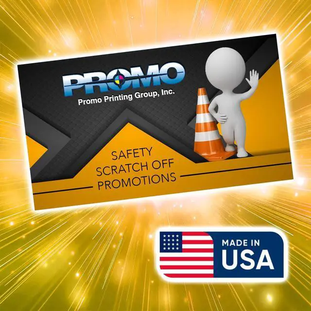 Alt view image 6 of 6 - Safety First Scratch & Win - (100 Cards) - Workplace Safety Scratch Off Game Tickets - Employee Incentive