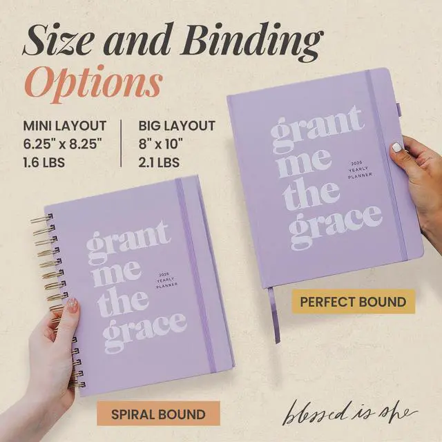 Alt view image 4 of 6 - 2026 Yearly Catholic Planners for Women -6.25x8.25" Purple Mini Perfect Bound Catholic Liturgical Planner, Christian Gifts for Women Faith, Daily Planner Organizer for Students