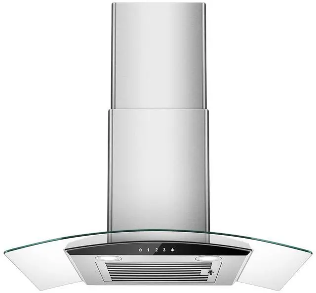 Main image of Range Hood 30 Inch, 450 CFM Wall Mount Kitchen Hood with Ducted/Ductless Convertible Stainless Steel Filter Range Hoods 3-Speed Touch Control LED Lights