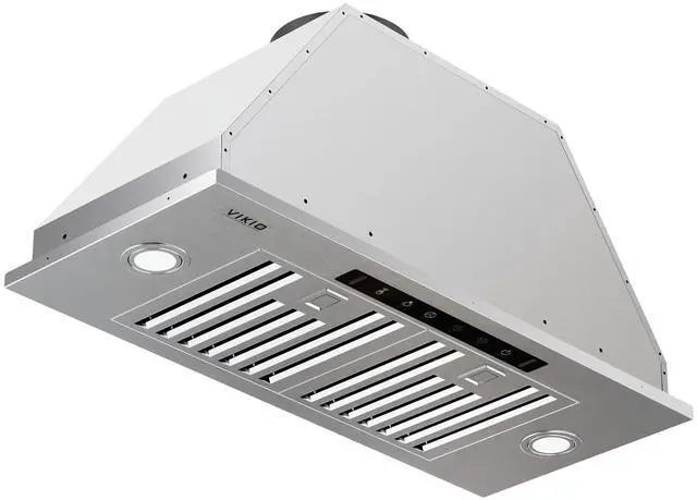 Main image of Built-in/Insert Range Hood 30 Inch, 980 CFM Hood Vent for Kitchen, Ducted/Ductless Convertible Duct, Stainless Steel Kitchen Vent Hood with Gesture & Touch Control, 2 Baffle Filters