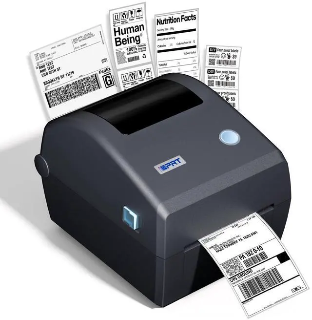 Main image of iD880 Direct Thermal Desktop Printer 203 dpi Print Width 4" USB Ethernet,Industrial Printer for Warehouse Shipping Label Barcode Address, Compatible with Amazon, Shopify, USPS & More