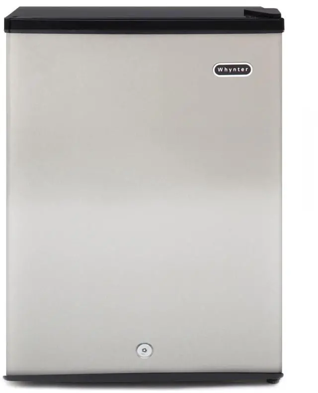 Main image of Upright Freezer with Lock, 2.1 Cu. Ft. Small Freezer Mini Freezer for Bedrooms, Dorms, Garages, Offices CUF-210SS, Stainless Steel Energy Star