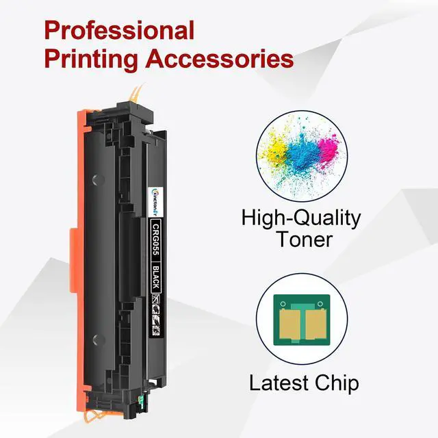 Alt view image 4 of 7 - 055 055H Toner Cartridge Set for MF743Cdw MF741Cdw MF745Cdw Toner | Replacement for Canon 055 Toner Cartridge for Color ImageClass MF743Cdw MF741Cdw MF745Cdw MF746Cdw LBP664Cdw Printer, 4 Pack